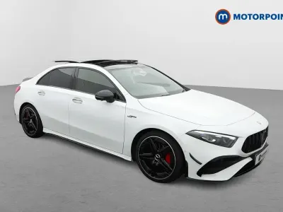 Begagnad Mercedes A35 AMG Premium Plus 2023 Vit Sedan