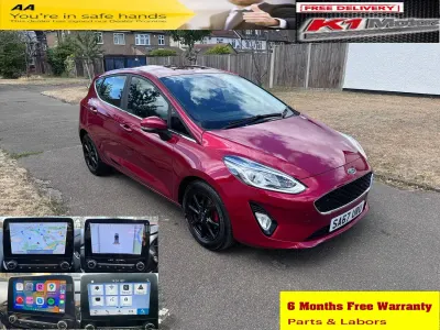 Used Ford Fiesta Zetec 2017 Red Hatchback