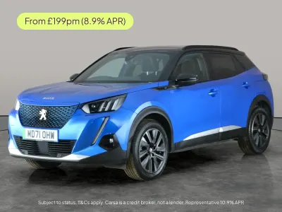 Second-hand Peugeot e-2008 Premium 100 kW (136 CP) 2022 Albastru SUV