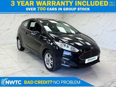 Begagnad Ford Fiesta Zetec 82 HK (60 kW) 2016 Svart Halvkombi