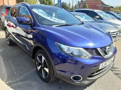 Begagnad Nissan Qashqai N-Vision 110 HK (80 kW) 2017 Blå SUV