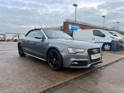 Used Audi A5 Cabriolet S-Line 177 HP (130 kW) 2014 Grey Cabriolet
