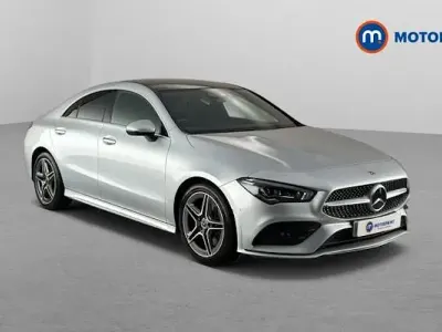 Used Mercedes CLA250 AMG Line Premium Plus 224 HP (164 kW) 2021 Silver Coupe