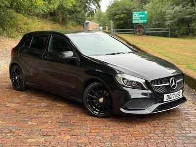 Used Mercedes A200 AMG line 2017 Black Hatchback