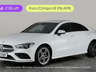 White Used 2021 Mercedes CLA250e AMG Line Premium Sedan | £20,419 (Fair price)