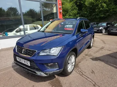 Used Seat Ateca Ecomotive 115 HP (84 kW) 2017 Blue SUV