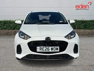 New Mazda 2 Exclusive-Line 116 HP (85 kW) 2026 White Hatchback
