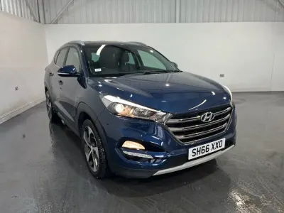 Used Hyundai Tucson Premium 136 HP (100 kW) 2016 Blue SUV