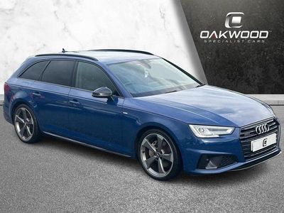 Used Audi A4 Black Edition 190 HP (139 kW) 2019 Blue Estate