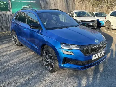 Used Skoda Karoq SportLine 150 HP (110 kW) 2025 Blue SUV