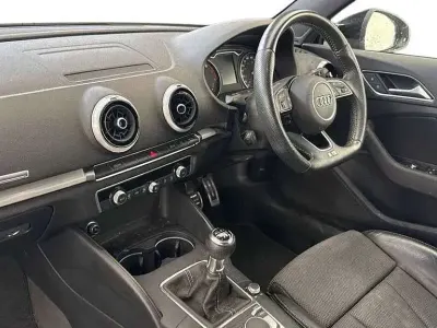 Used Audi A3 Cabriolet S-Line 150 HP (110 kW) 2020 Black Cabriolet