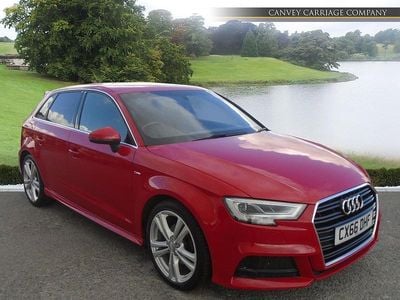 Used Audi A3 Sportback S-Line 2016 Red Hatchback