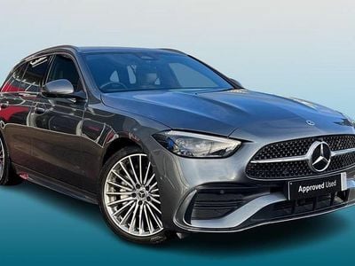 Grey Used 2023 Mercedes C220 AMG Line Premium Estate | £31,295
