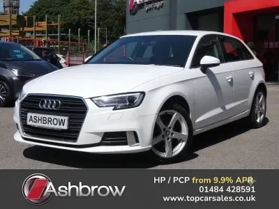 Used Audi A3 Sportback Sport 2019 White Hatchback