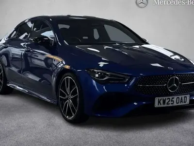 Used Mercedes CLA180 AMG line 136 HP (100 kW) 2025 Blue Sedan