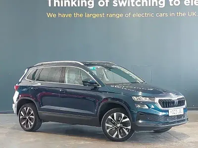 Used Skoda Karoq SE L 150 HP (110 kW) 2023 Blue SUV