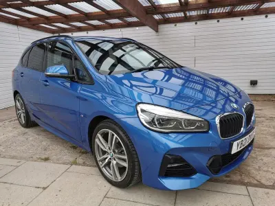 Used BMW 218 Active Tourer M Sport 134 HP (98 kW) 2021 Blue MPV