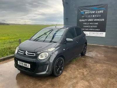 Begagnad Citroën C1 Flair 82 HK (60 kW) 2015 Grå Halvkombi