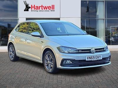 Metallic reflex silver Used 2019 VW Polo R-line Hatchback | £14,845 (Fair price)