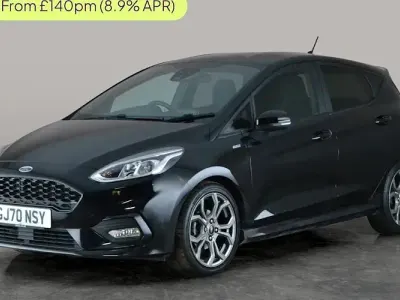 Used Ford Fiesta ST-Line 125 HP (91 kW) 2020 Black Hatchback
