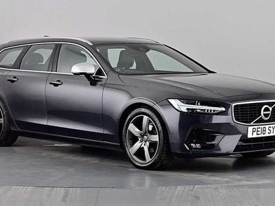 492 savile grey Used 2018 Volvo V90 R-Design Estate | £17,450 (Fair price)
