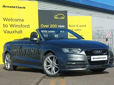 Begagnad Audi A3 Cabriolet S-Line 150 HK (110 kW) 2014 Grå Cab