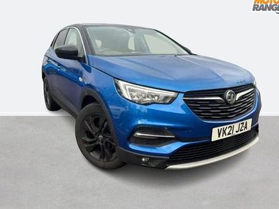 Used Vauxhall Grandland X SRi 130 HP (95 kW) 2021 Blue SUV