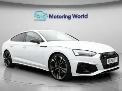 Used Audi A5 Sportback Black Edition 204 HP (150 kW) 2023 White Hatchback