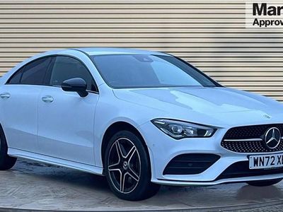 White Used 2022 Mercedes CLA250e AMG Line Premium Sedan | £19,064 (Fair price)