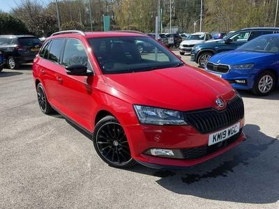 Used Skoda Fabia Monte Carlo 81 HP (59 kW) 2019 Corrida red Estate