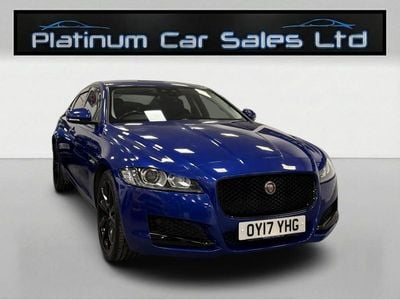 Used Jaguar XF Portfolio 180 HP (132 kW) 2017 Blue Sedan