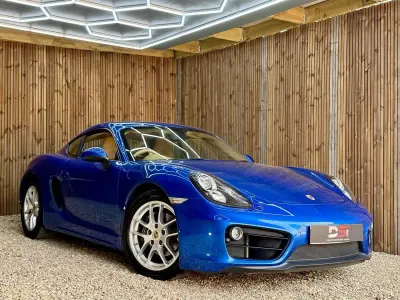 Used Porsche Cayman 275 HP (202 kW) 2016 Blue Coupe