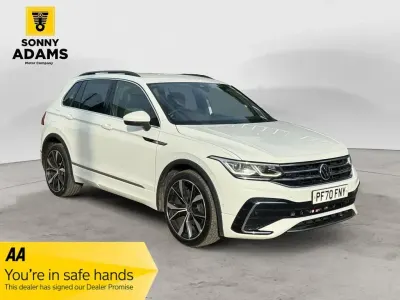 Used VW Tiguan R-line 150 HP (110 kW) 2021 White SUV
