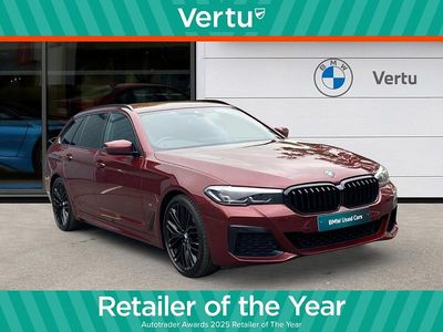 Used BMW 520 M Sport 190 HP (139 kW) 2022 Red Estate