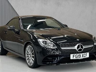 Black Used 2019 Mercedes SLC200 AMG line Cabriolet | £18,980 (Fair price)