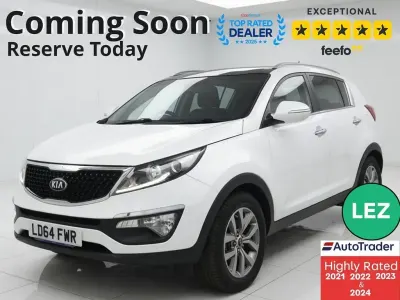 Używany Kia Sportage 133 KM (97 kW) 2014 Biały SUV