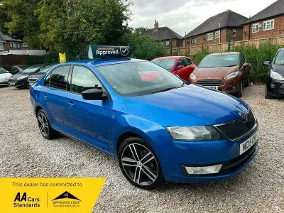 Used Skoda Rapid Sport 2015 Blue Hatchback