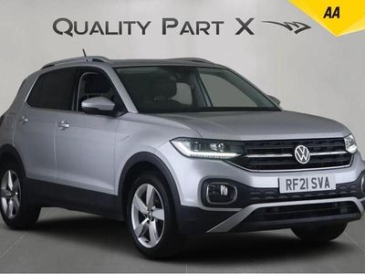 Silver Used 2021 VW T-Cross SEL SUV | £11,439 (Fair price)