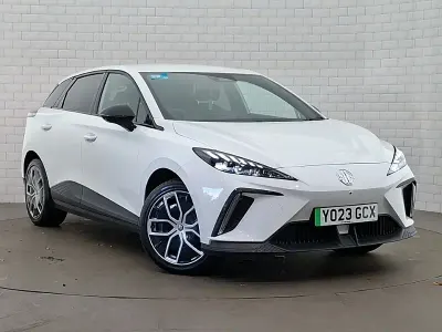 Used MG MG4 EV Trophy 149 kW (203 HP) 2023 White Hatchback