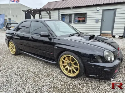 Used Subaru Impreza 299 HP (219 kW) 2002 Blue/black Sedan