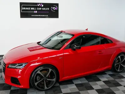 Used Audi TT Black Edition 230 HP (169 kW) 2017 Red Coupe