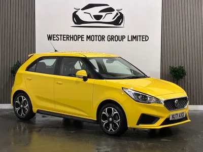 Used MG MG3 Excite 106 HP (77 kW) 2022 Yellow Hatchback