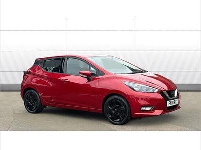 Used Nissan Micra Acenta 91 HP (66 kW) 2021 Red Hatchback
