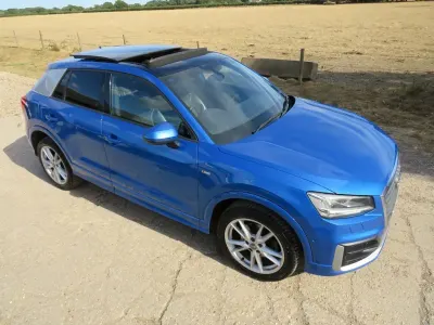 Used Audi Q2 S-Line 150 HP (110 kW) 2017 Blue SUV