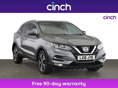 Grey Used 2018 Nissan Qashqai N-Connecta SUV | £11,749 (Fair price)
