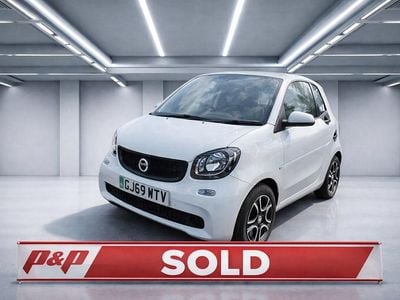 Used Smart ForTwo Electric Drive Premium 60 kW (82 HP) 2019 White Coupe