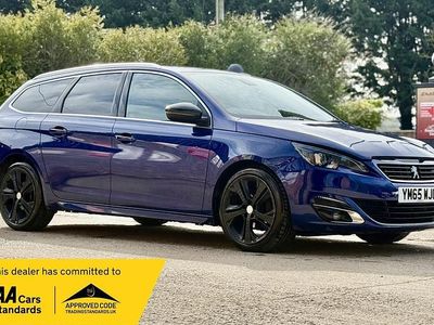 Used Peugeot 308 SW GT-line 120 HP (88 kW) 2016 Blue Estate