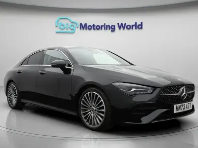 Begagnad Mercedes CLA200 AMG line 177 HK (130 kW) 2023 Svart Sportkupé