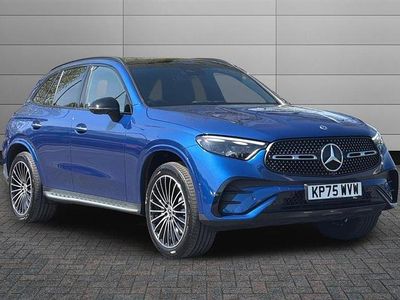 Used Mercedes GLC300e AMG line 313 HP (230 kW) 2025 Metallic paint spectral blue Estate