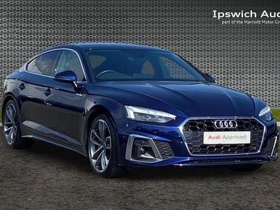 Usado Audi A5 Sportback S-Line 201 CV (147 kW) 2022 Azul Utilitario